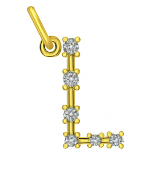 Diamond Constellation Initial Pendant