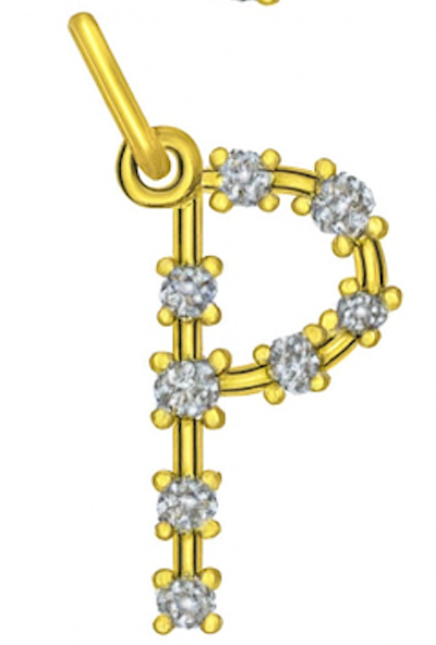 Diamond Constellation Initial Pendant