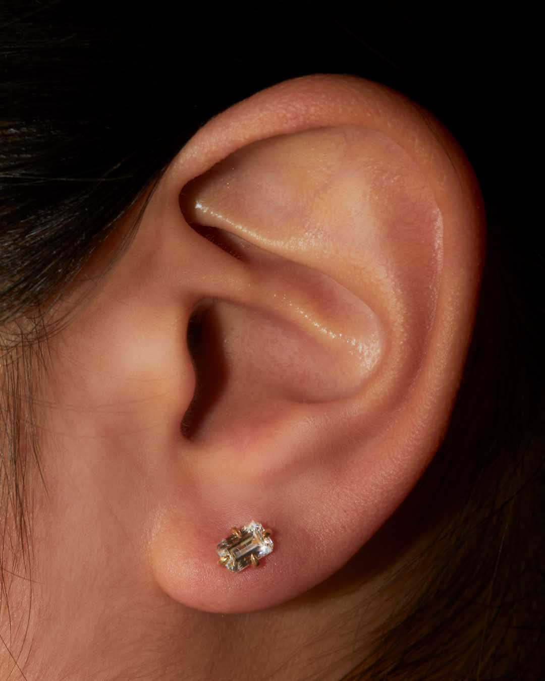 Everyday Emerald Diamond Studs
