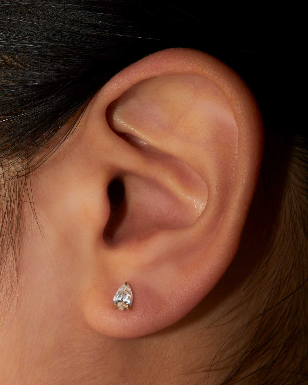 Everyday Pear Diamond Studs
