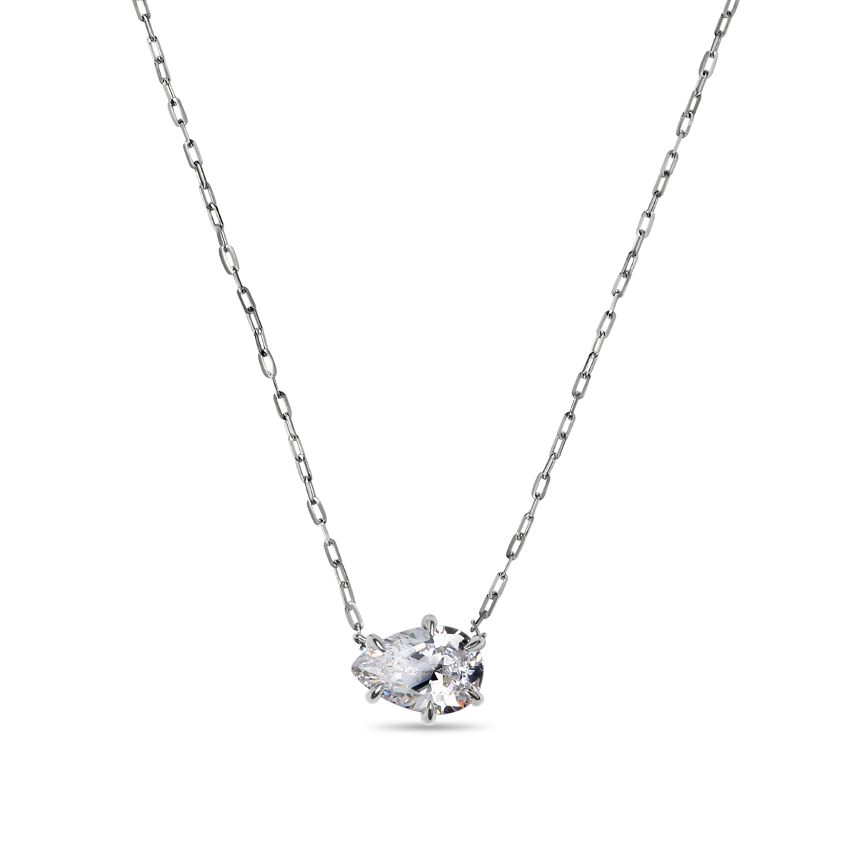 Everyday Pear Diamond Pendant