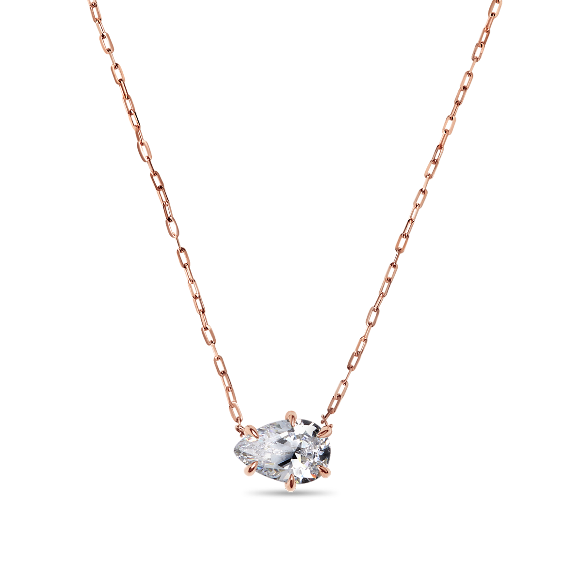Everyday Pear Diamond Pendant