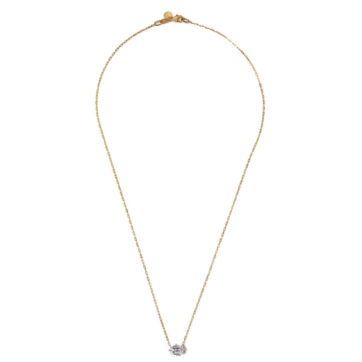Everyday Emerald Cut Diamond Pendant