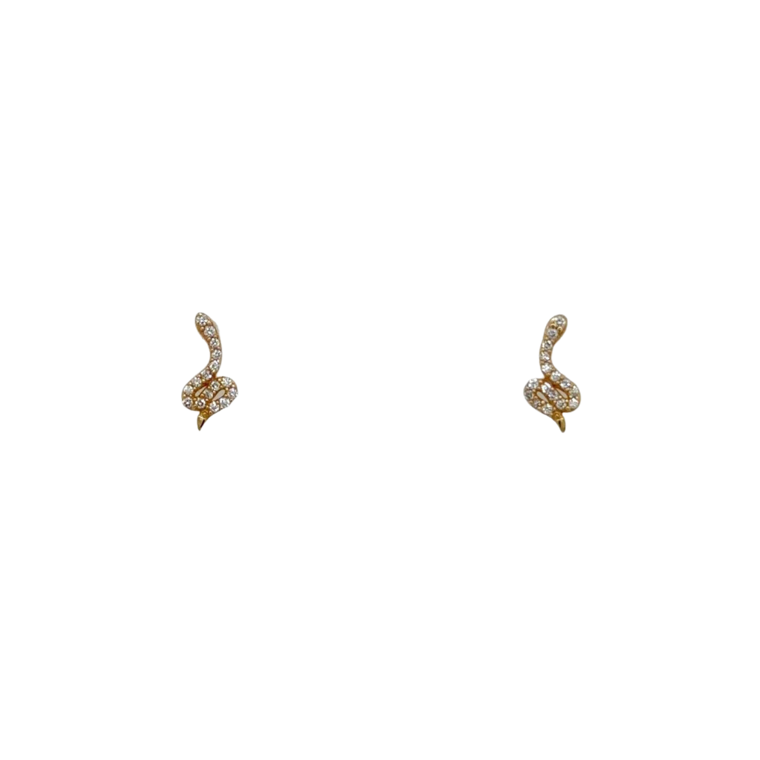 Cora Serpent Stud Earrings