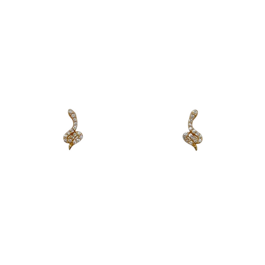 Cora Serpent Stud Earrings