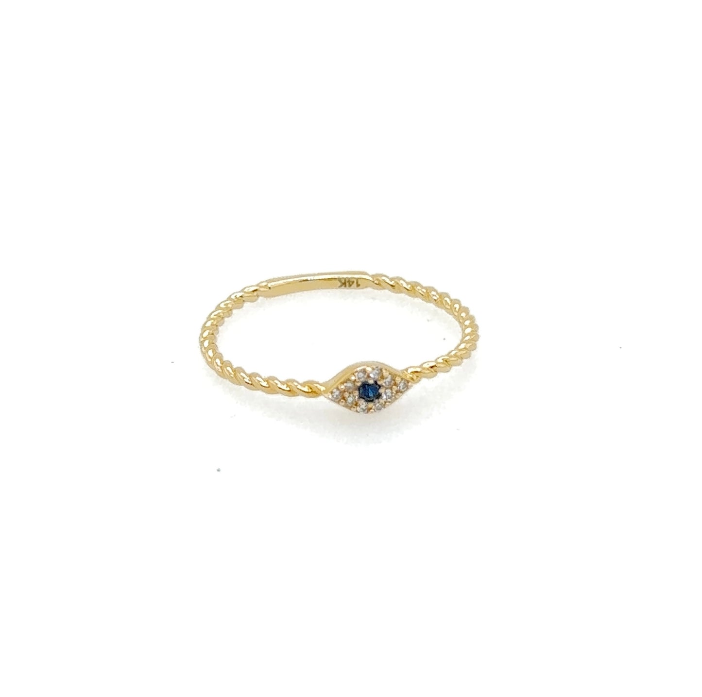 Kelly Evil Eye Stacking Ring