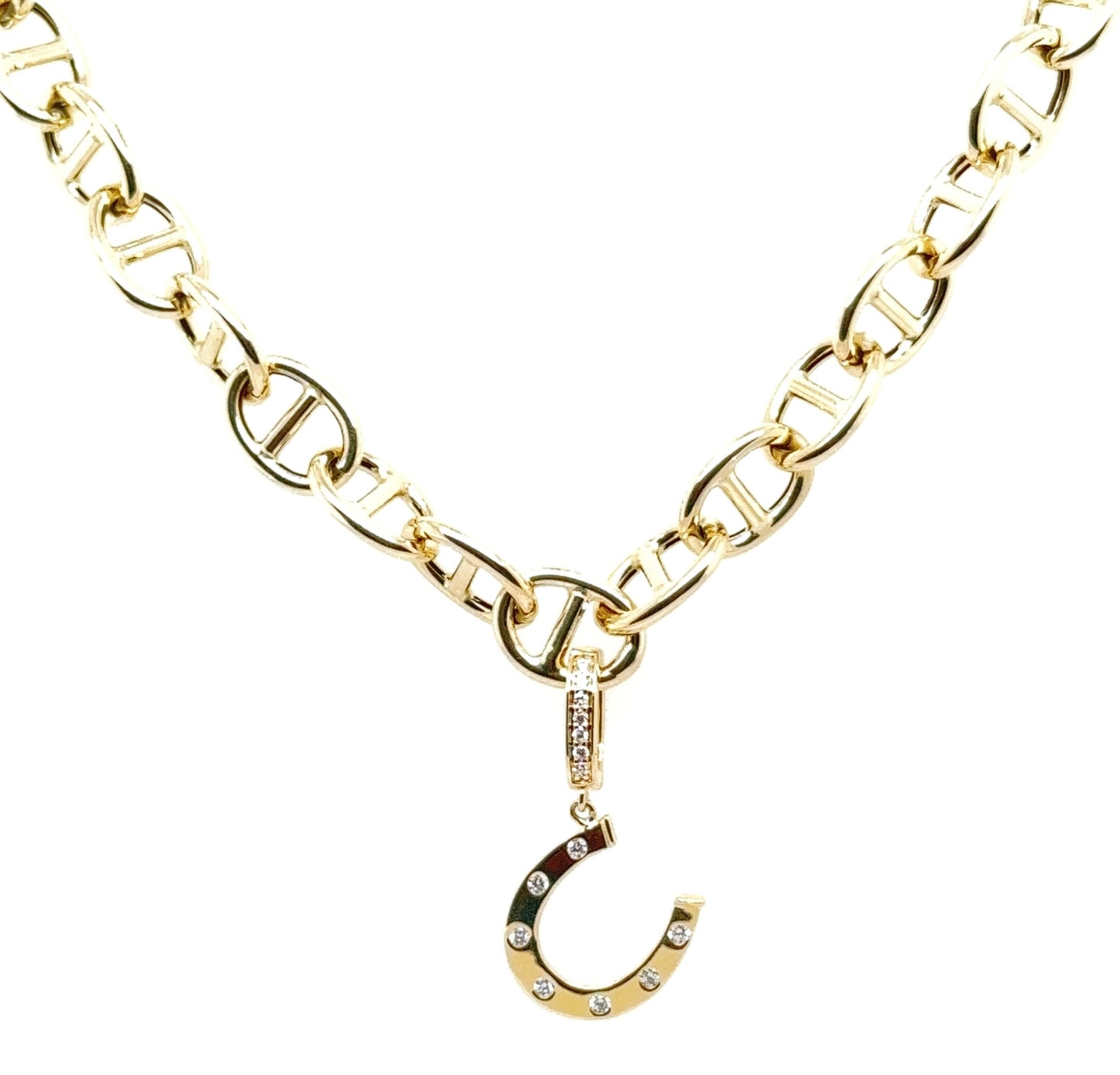 Baby Horseshoe Clip Charm