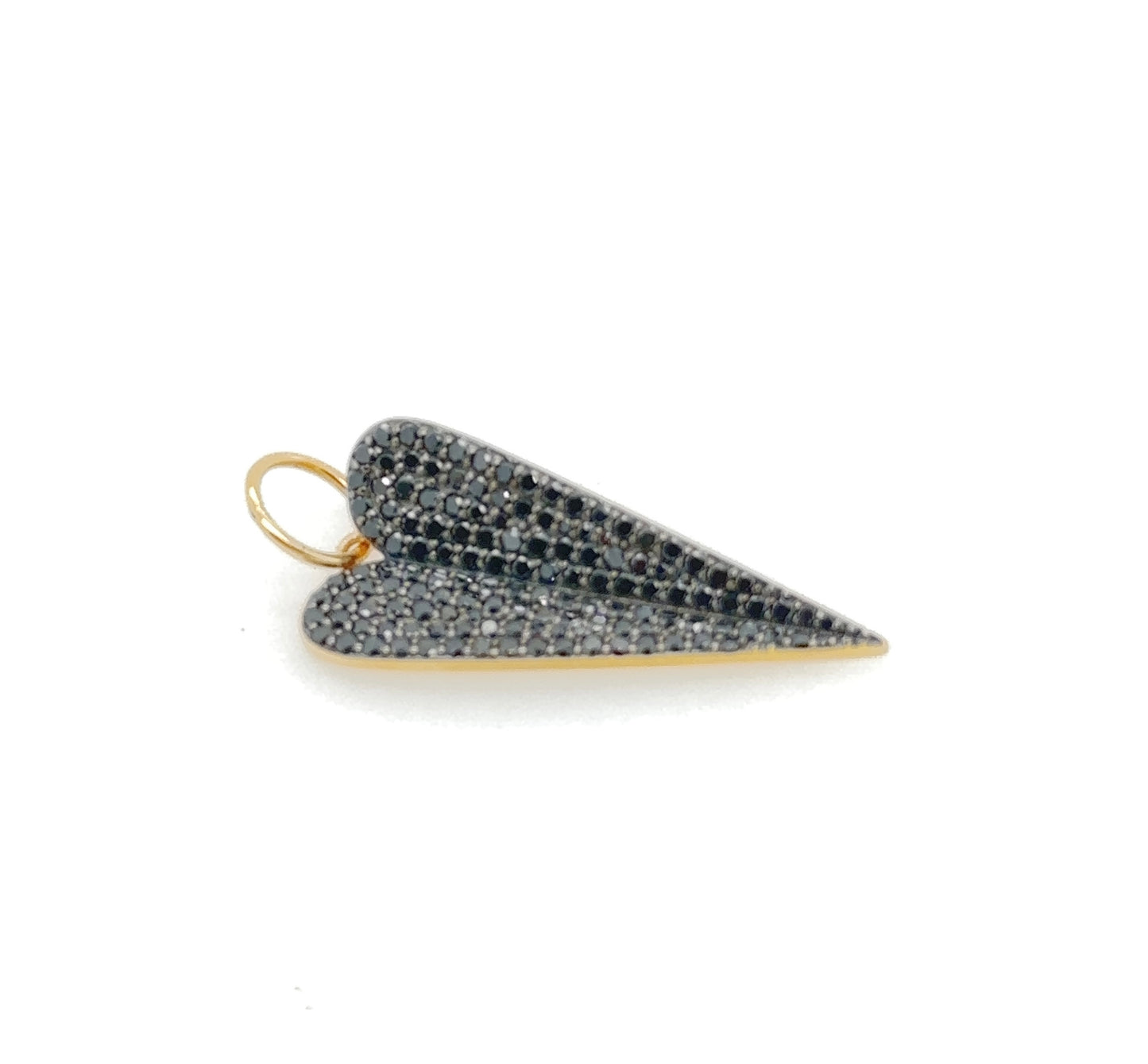Black Diamond Heart Pendant