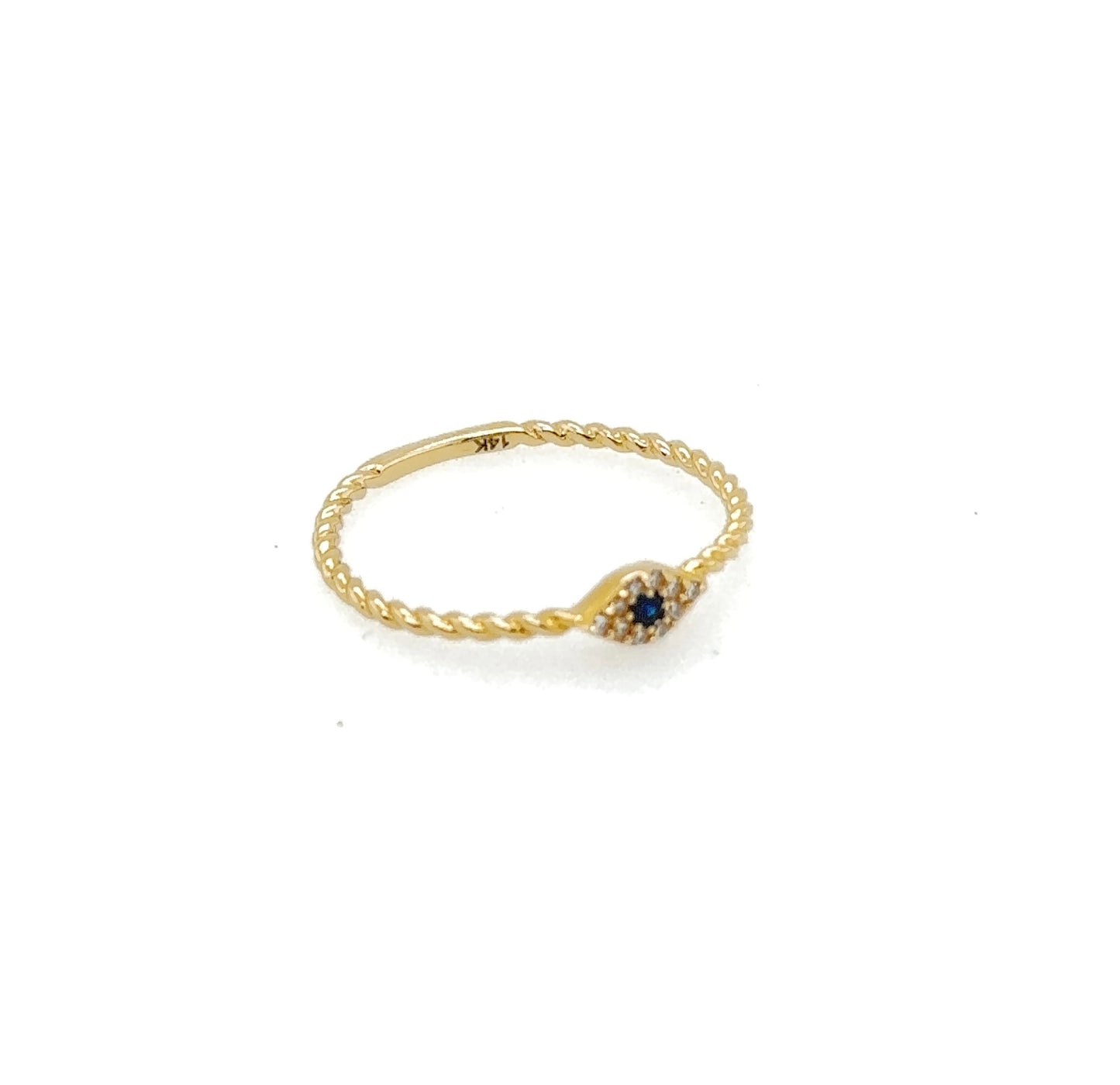 Kelly Evil Eye Stacking Ring