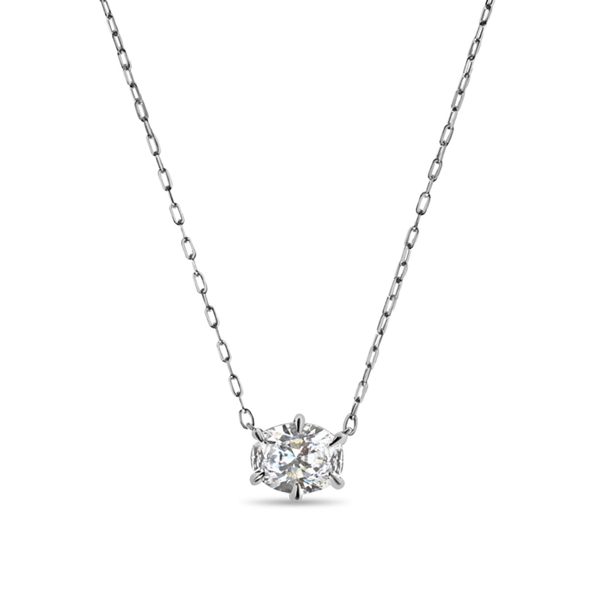 Everyday Oval Diamond Pendant