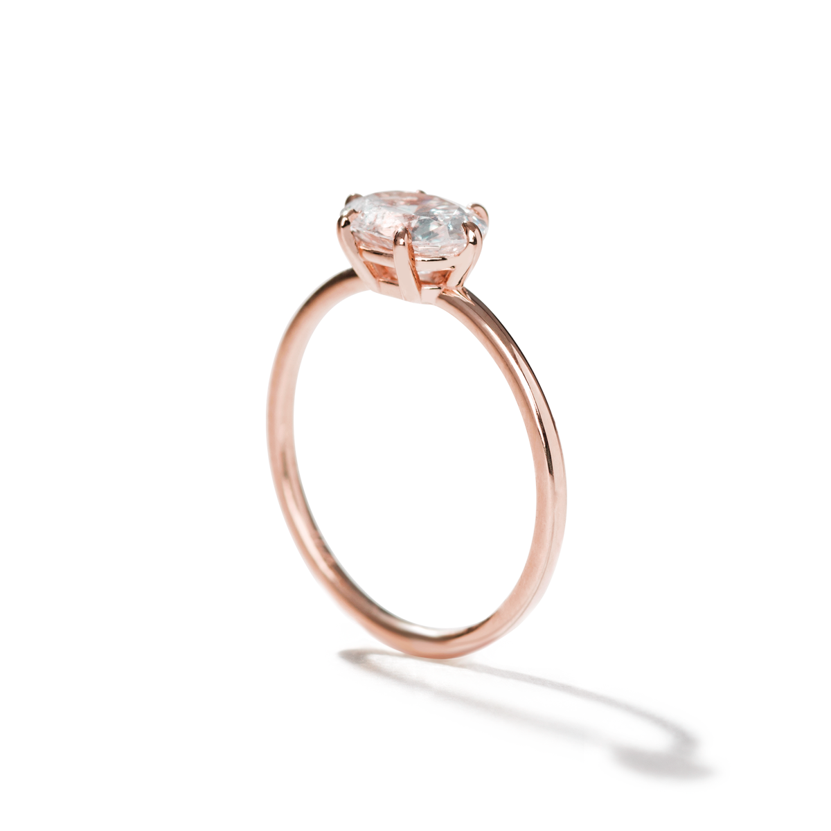 JBJ East-West Diamond Engagement Ring