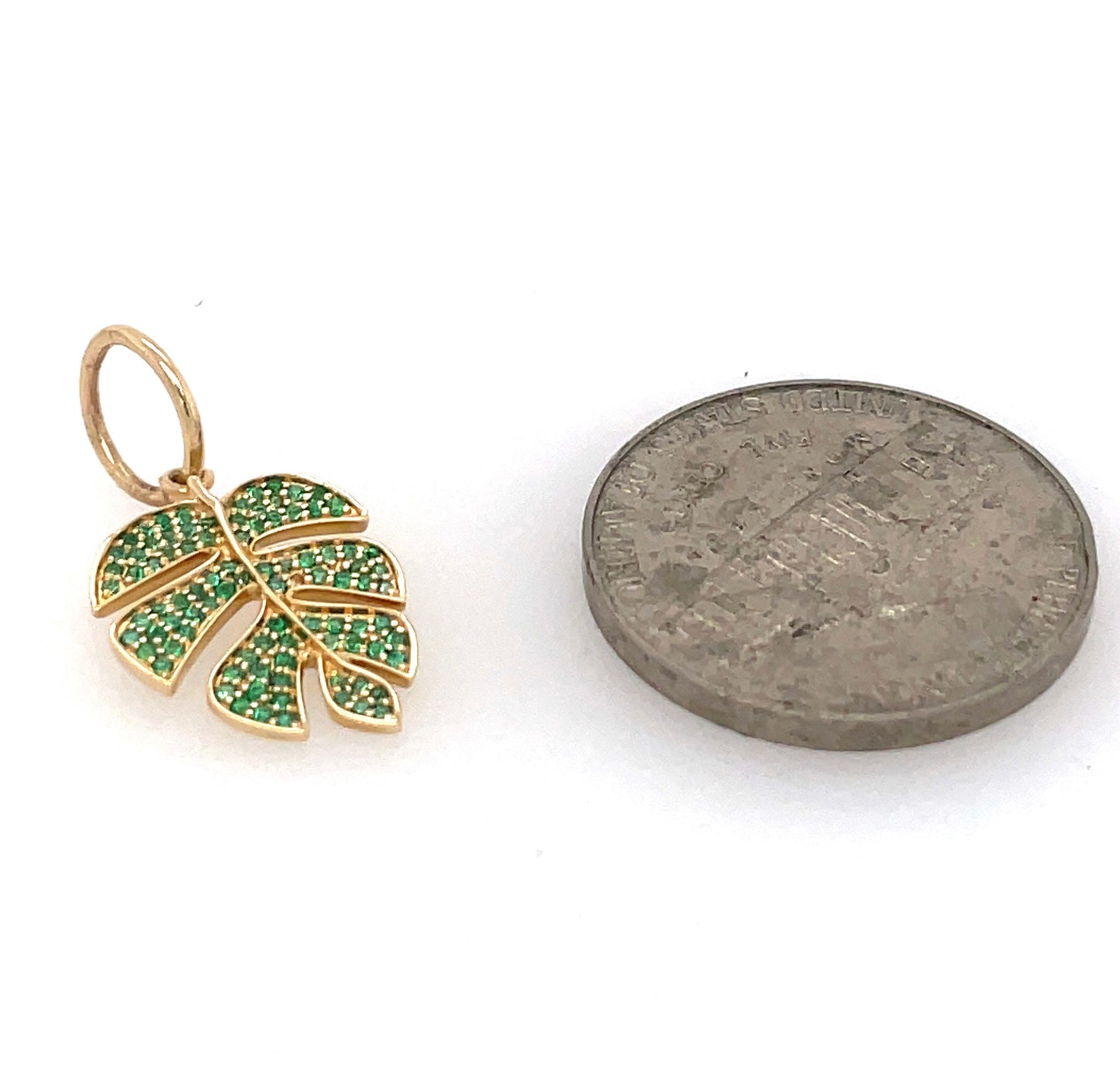 Kendall Palm Leaf Pendant