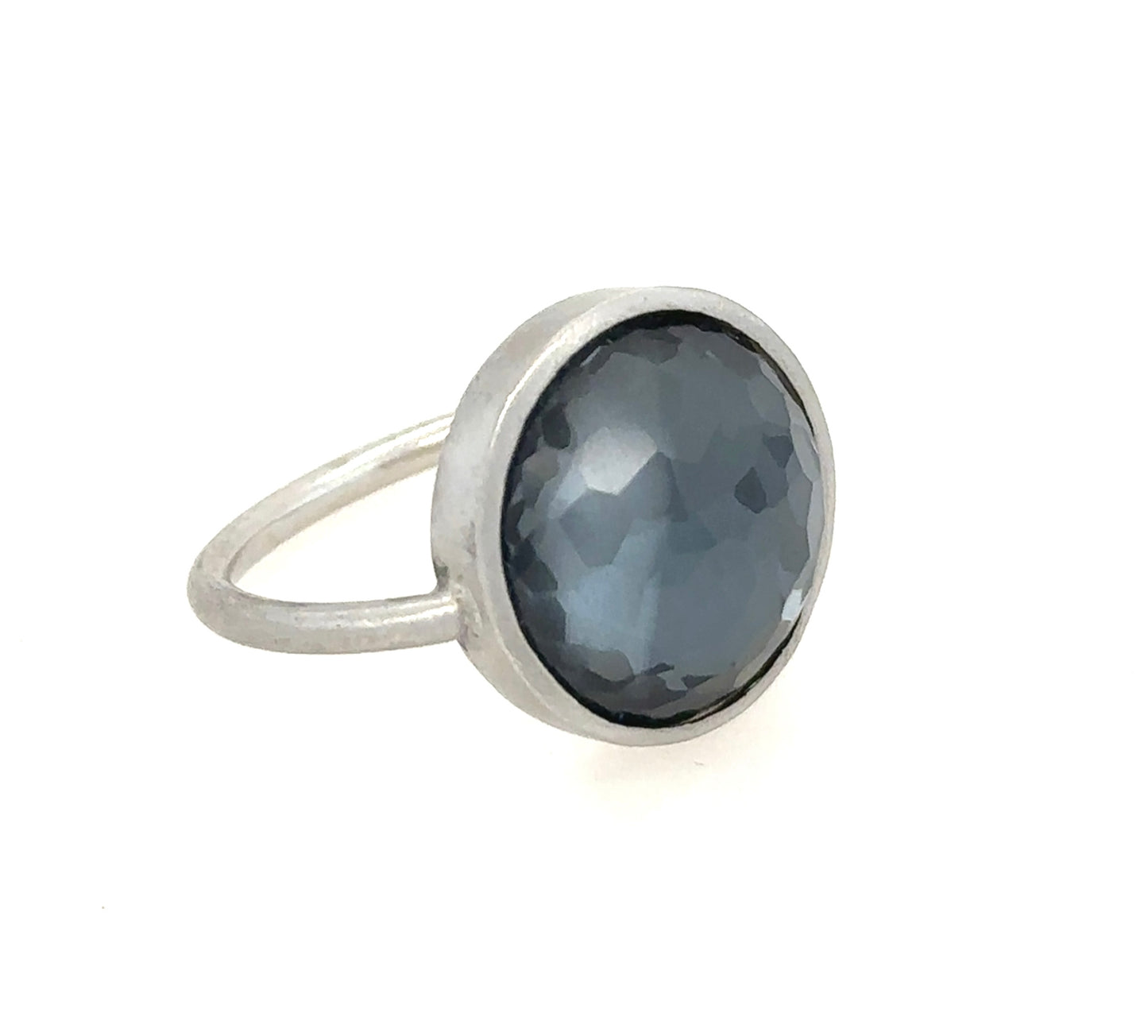 Hematite Doublet Ring