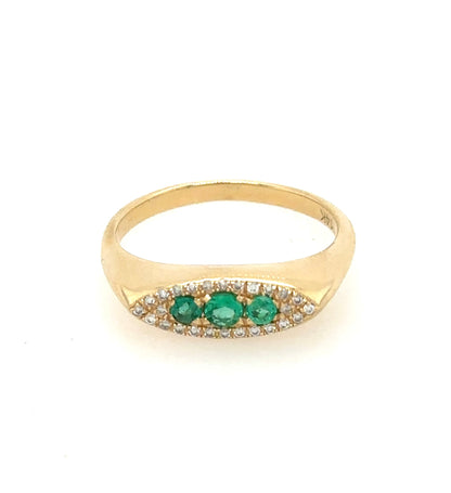 The Celeste Emerald Ring