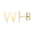 14k Initial Earrings