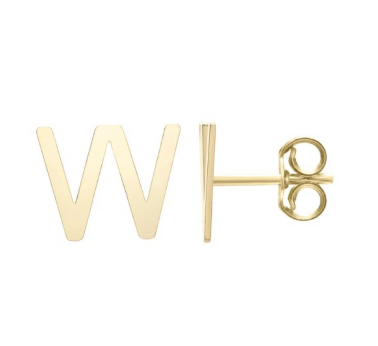 14k Initial Earrings