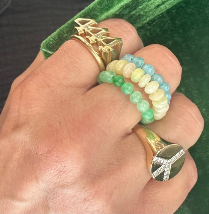 Luxe Stretch Bead Rings