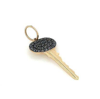 Black Diamond Key Pendant