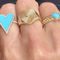 Taylor Turquoise Heart Ring