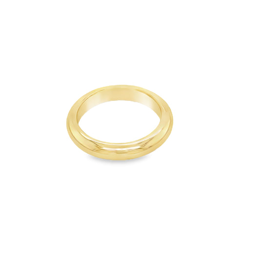 Plain 14k Yellow Gold Band