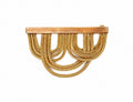 French Vintage Draped Chain Brooch