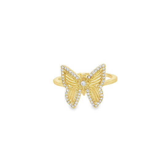 Baby Butterfly Diamond Ring