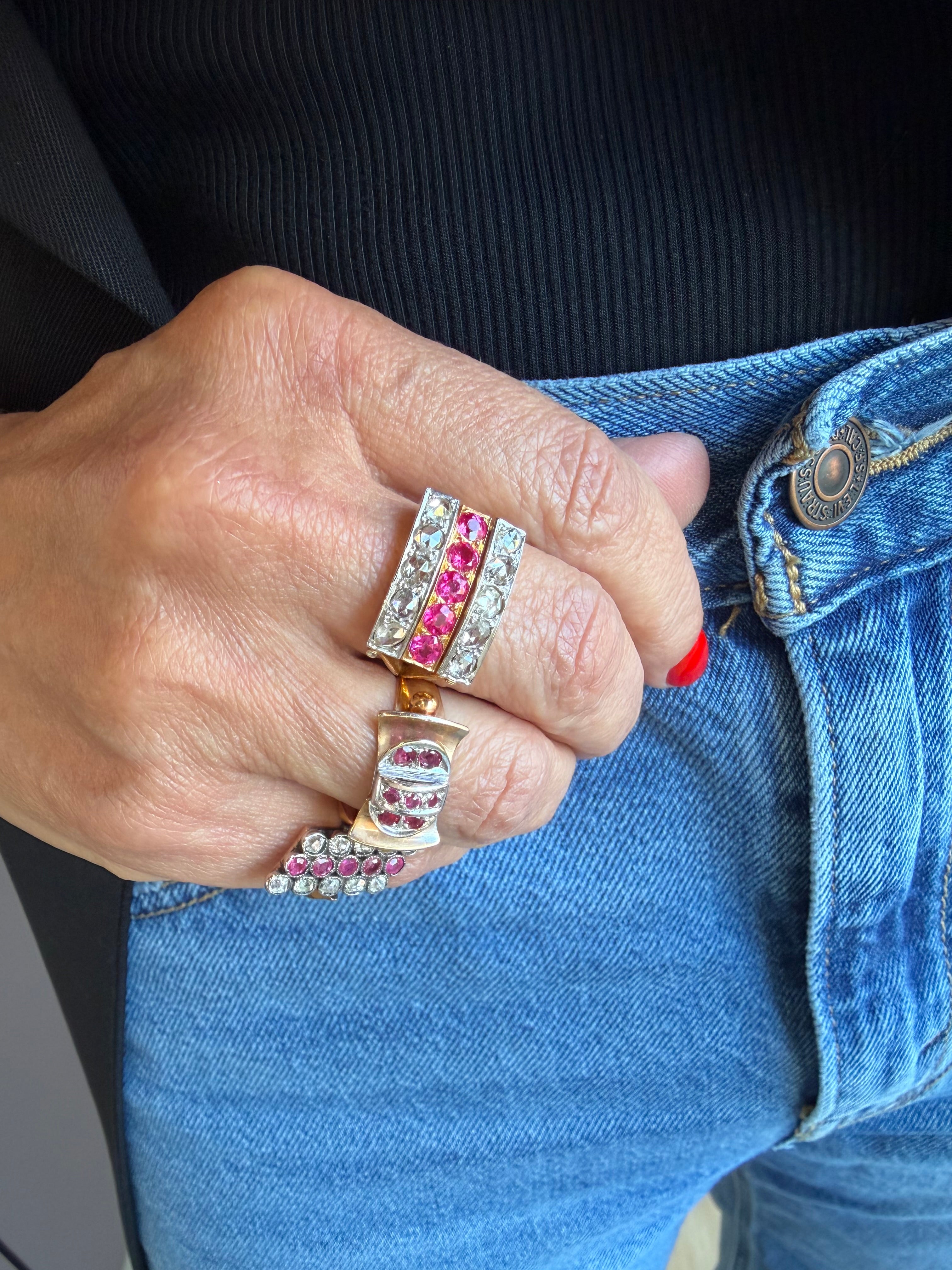 1950s Italian Retro/Mid-Century Ring