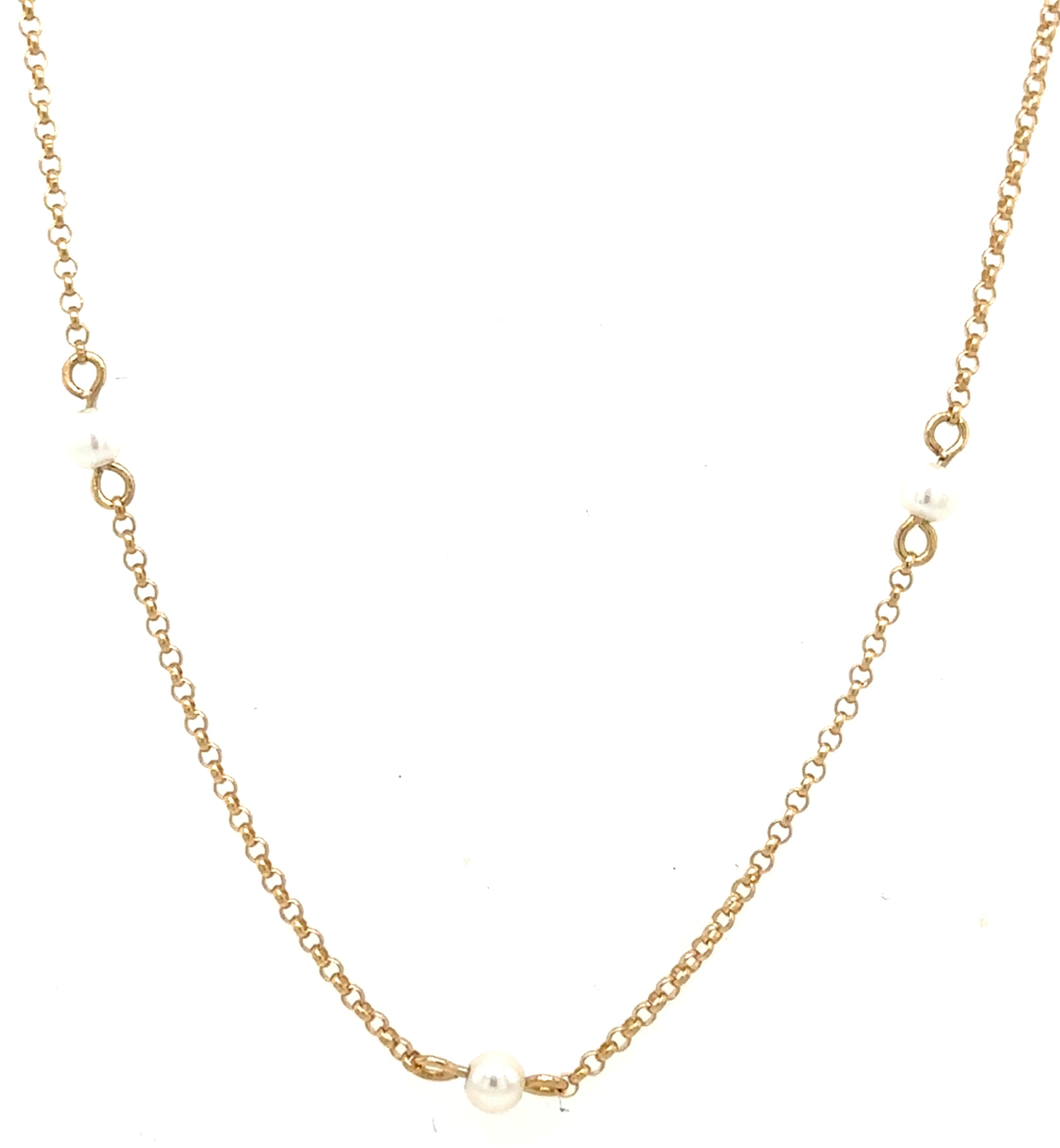 Junie Pearl Station Necklace