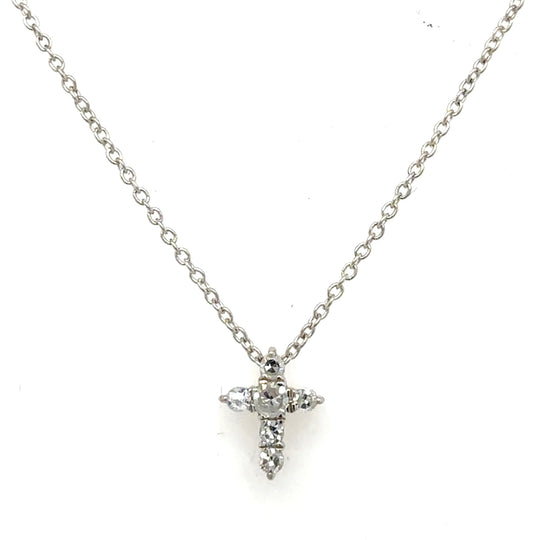 Lucy Diamond Cross Necklace