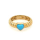 Taylor Turquoise Heart Ring