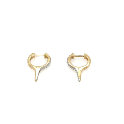 Baby Diamond Spear Earring