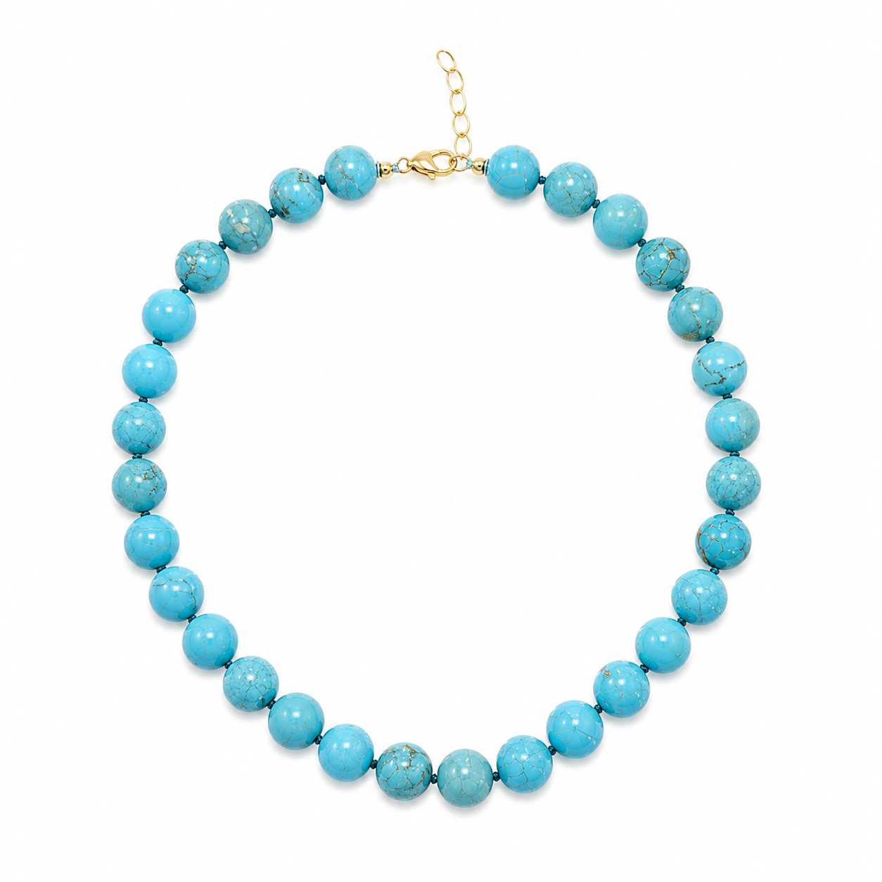 Blue Horizon Turquoise Bead Necklace