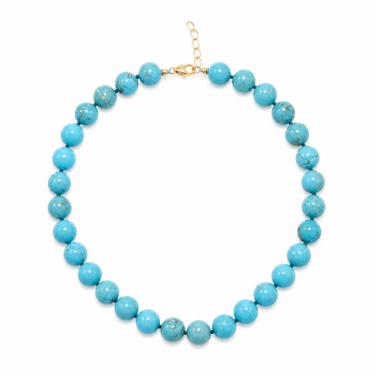 Blue Horizon Turquoise Bead Necklace