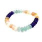 Navy Multi Beaded Stretch Friendship Bracelet