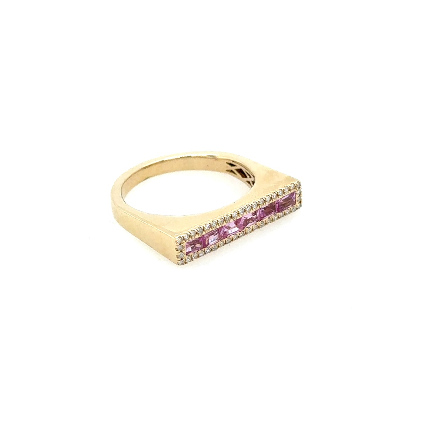 Cooper Pink Sapphire & Diamond Ring