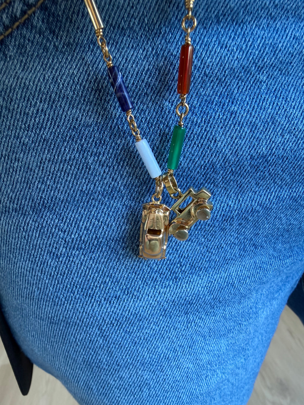 Vintage Italian Automobile Charm | 18k Gold | Circa 1970s–1980s