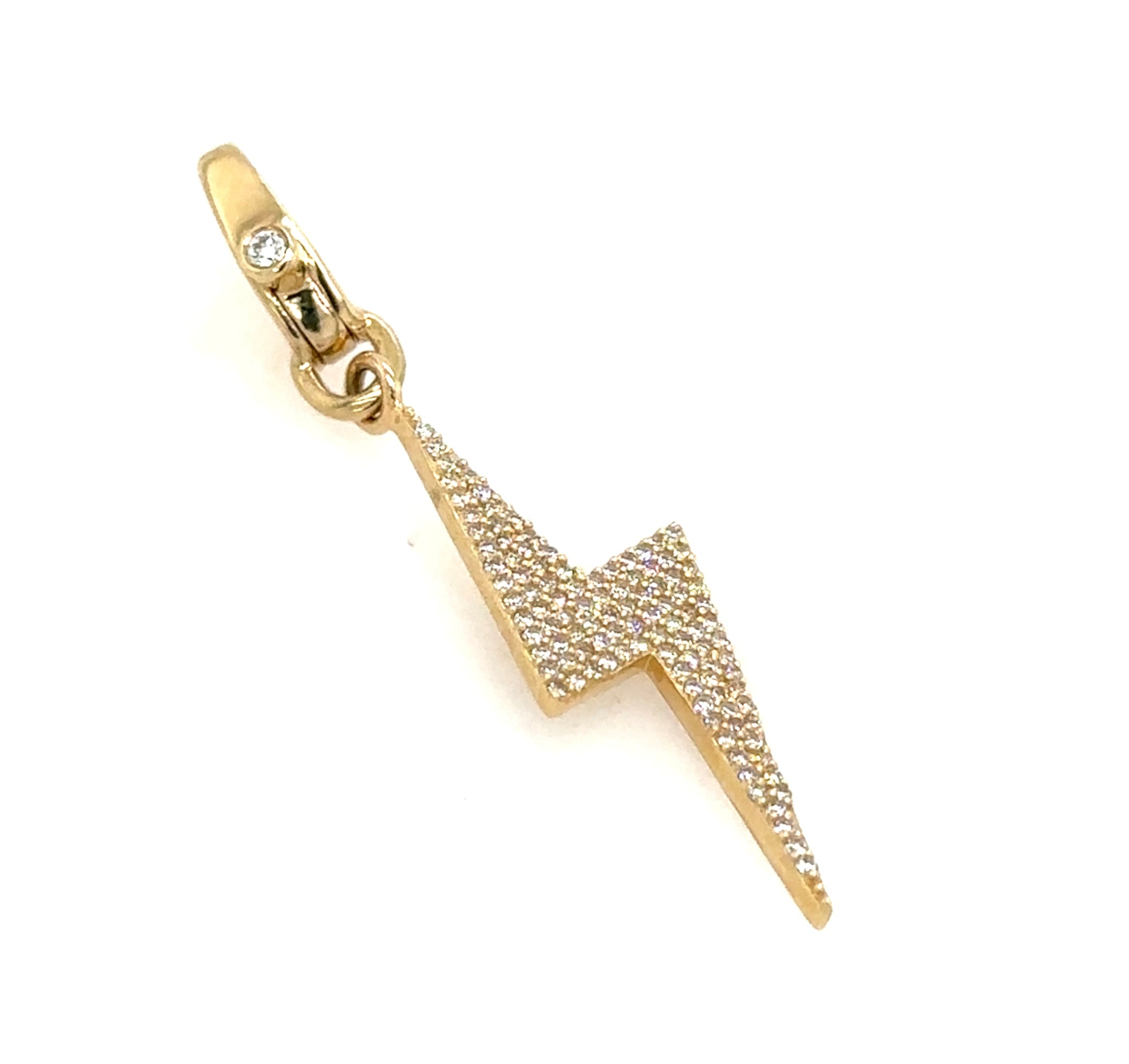 Cheryl Diamond Enhancer Lightning Bolt Pendant
