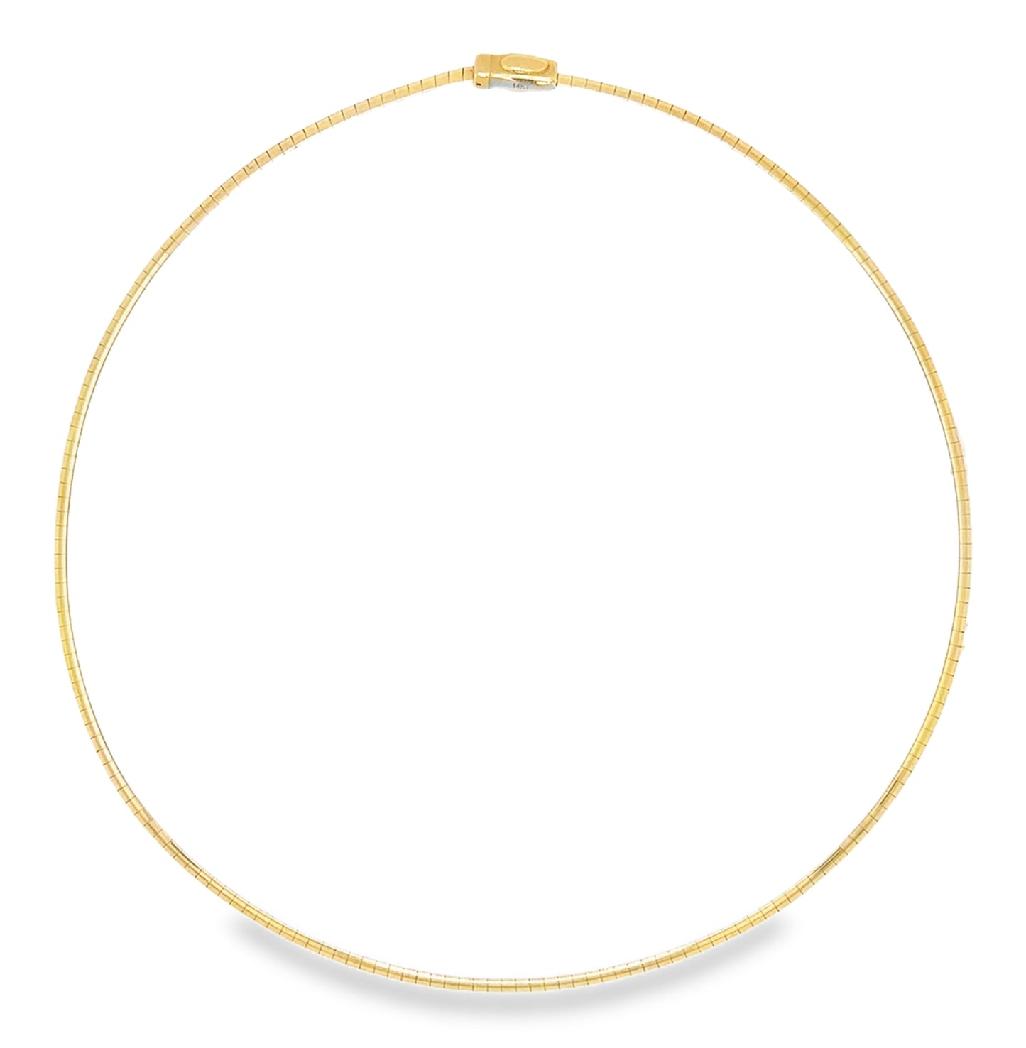 Two Tone Omega Collar Necklace