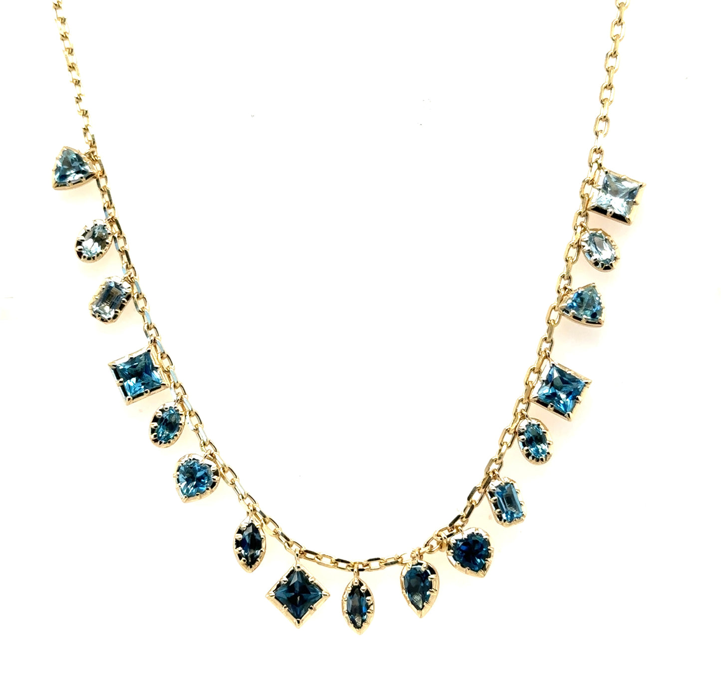 Emily Topaz Lux Charm Necklace