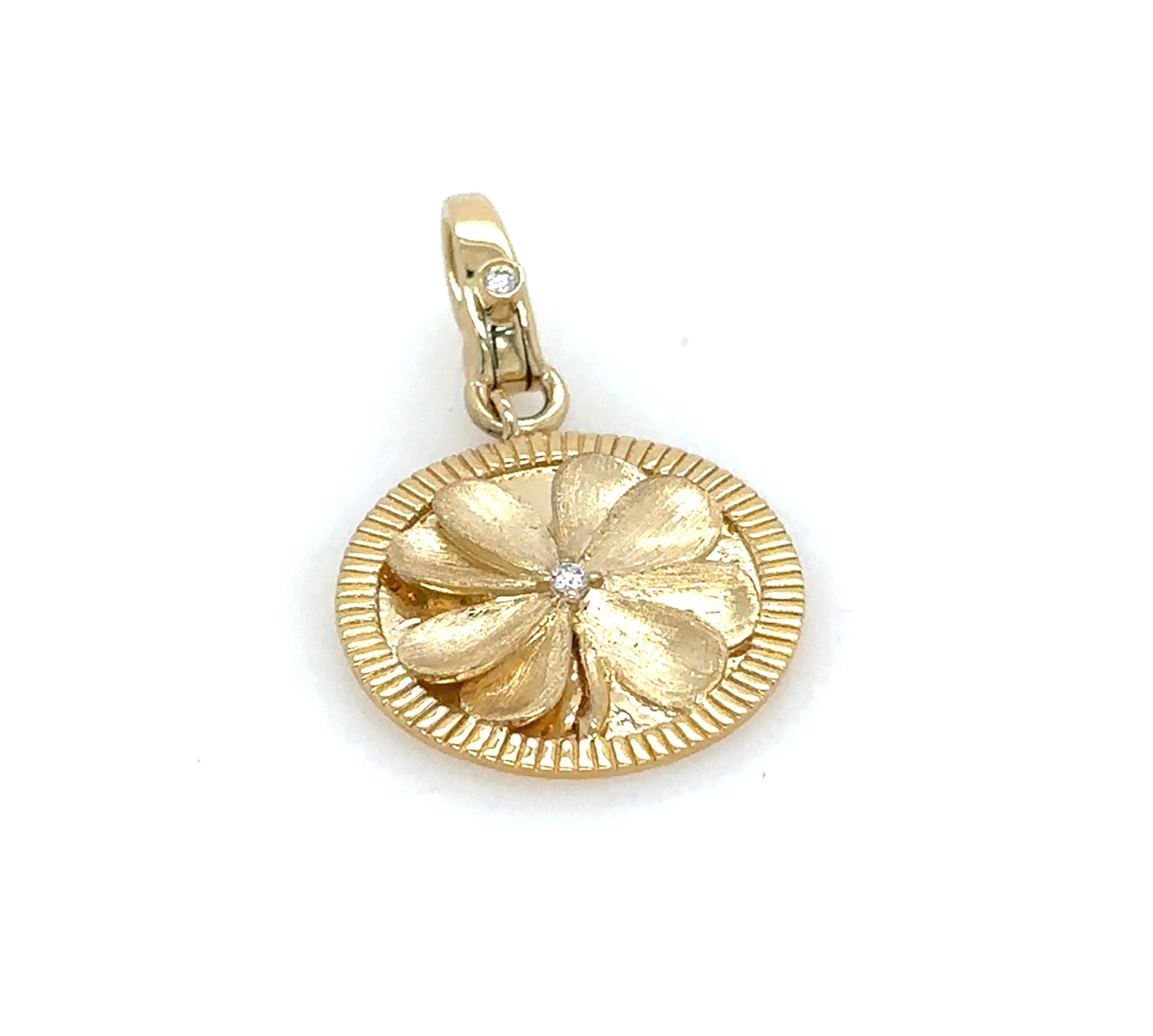 Lanie Four Leaf Clover Enhancer Pendant
