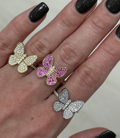 Candice Butterfly Diamond Ring