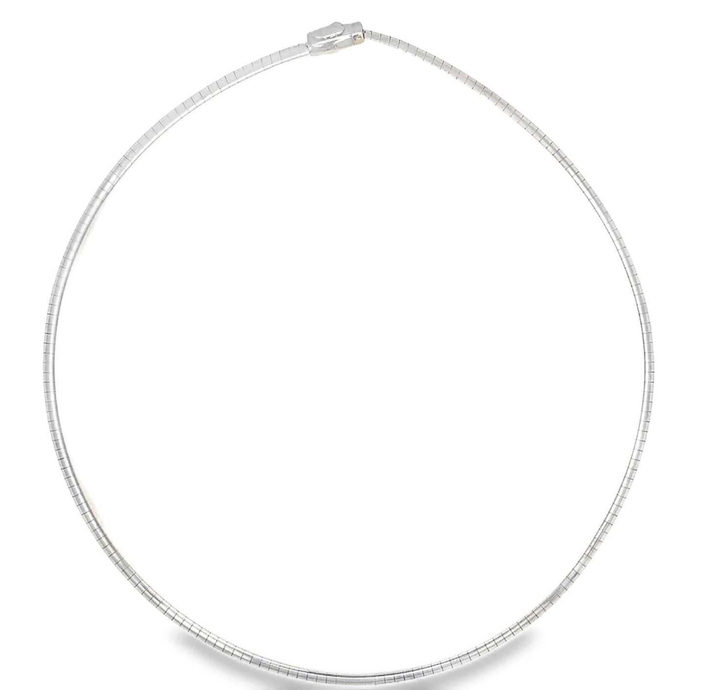Two Tone Omega Collar Necklace