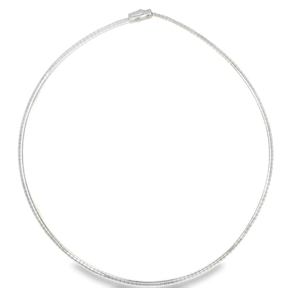 Two Tone Omega Collar Necklace
