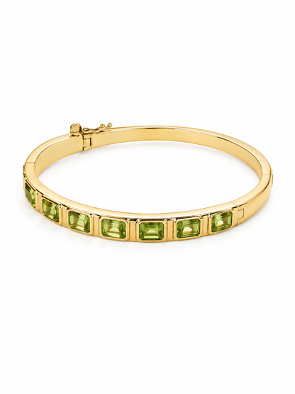 Peridot Horizon Bangle