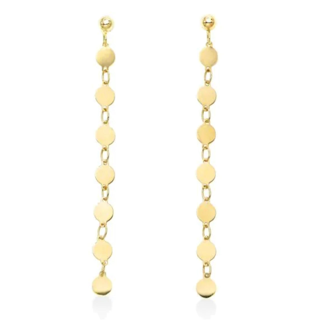 Mirror Chain Drop Earrings
