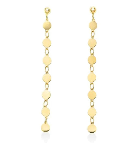 Mirror Chain Drop Earrings