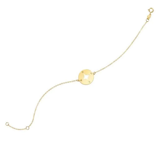 Golden Compass Bracelet