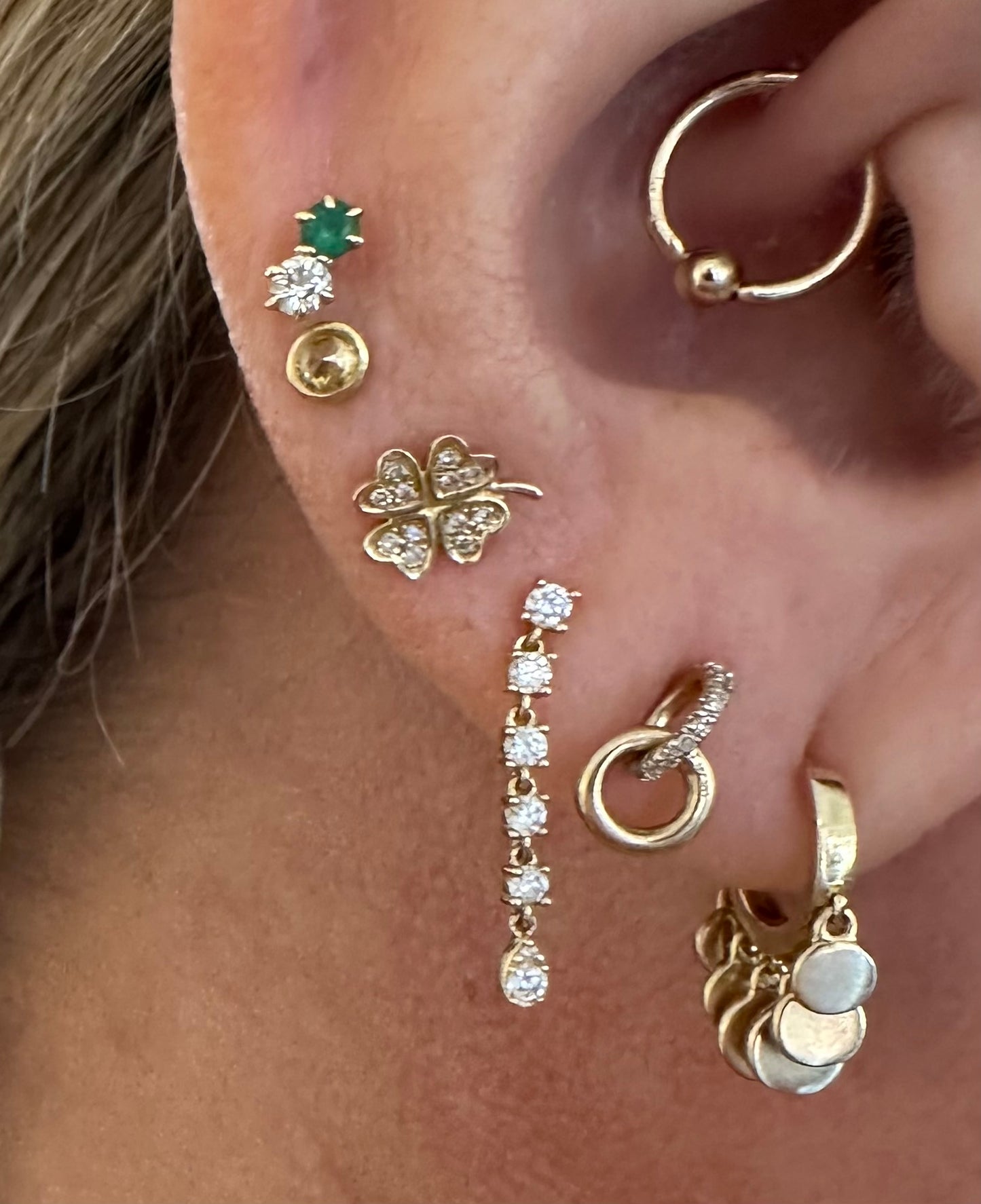 Small Betty Diamond Earrings