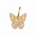 Flutter Diamond Butterfly Pendant