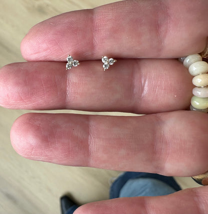 Birthstone Stud Earrings